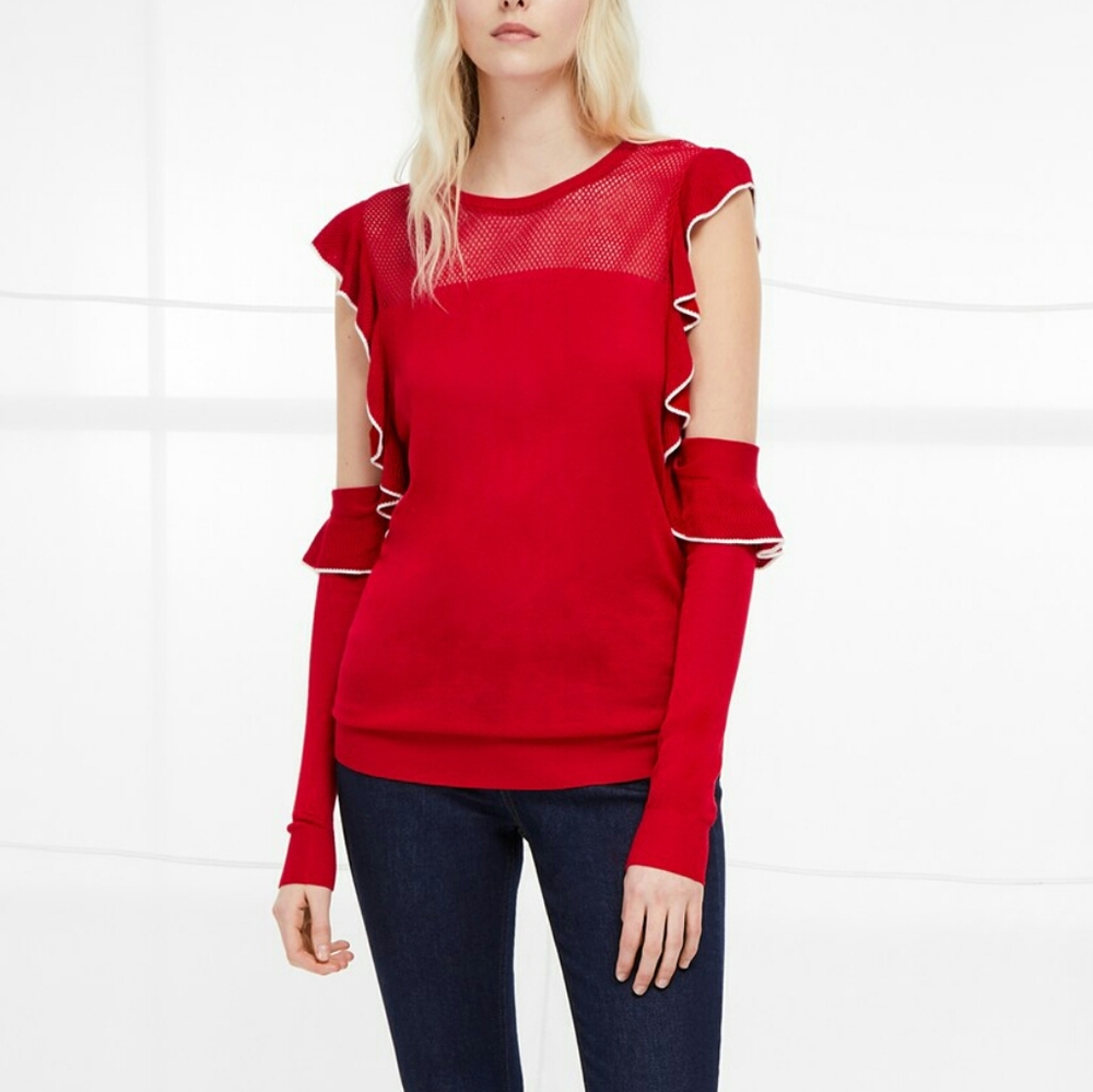 French Connection Super Fun Cold Shoulder …